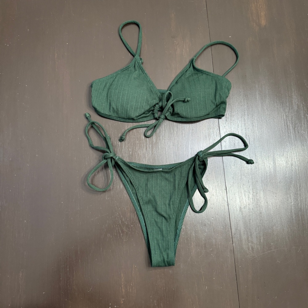Forest Green Bikini Set